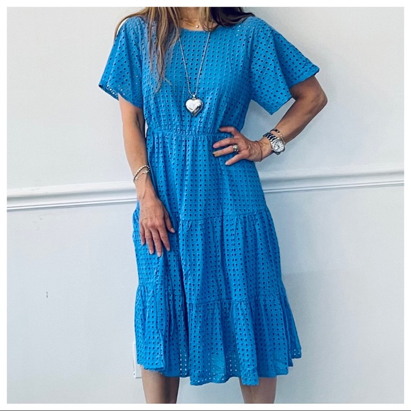 Pretty retro short sleeves midi dress - Picture 4 of 4